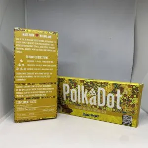 Polkadot Chocolate bar Butterfinger Mushroom Belgian Chocolate