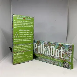 Polkadot mushroom bar Mint Chocolate Chip