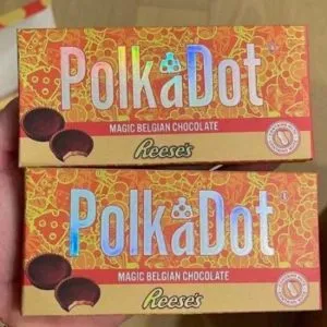 Shroom Chocolate Bar Polkadot Reese’s Belgian Milk Chocolate